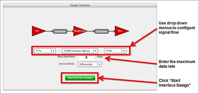 WEBENCH Interface Designer