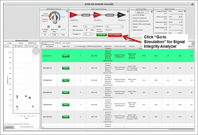 WEBENCH Interface Designer