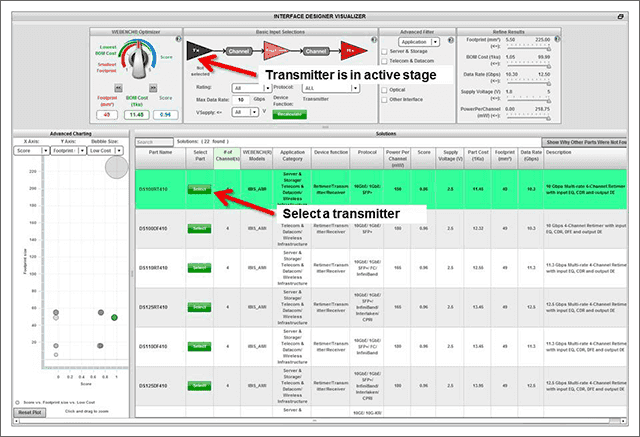 WEBENCH Interface Designer