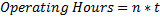 動作時間の式