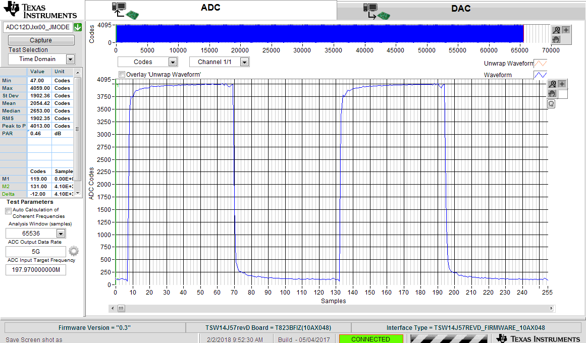 ADC12DJ3200 ADC12DJxx00_JMODE0_5GSPS_input_40MHz_square.png