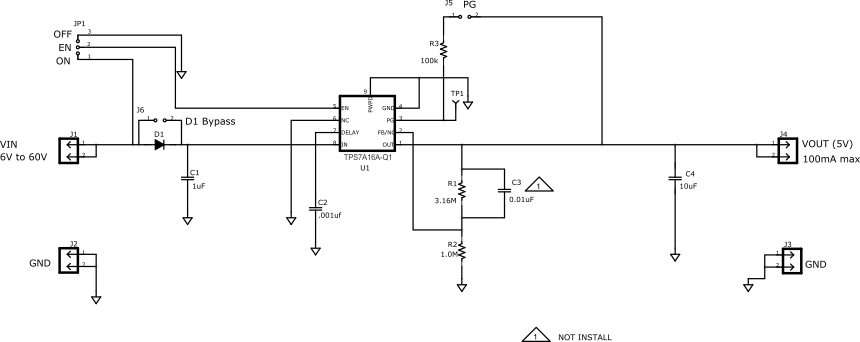 TPS7A16A-Q1 TPS7A16A-Q1_SBVS342_schematic.gif
