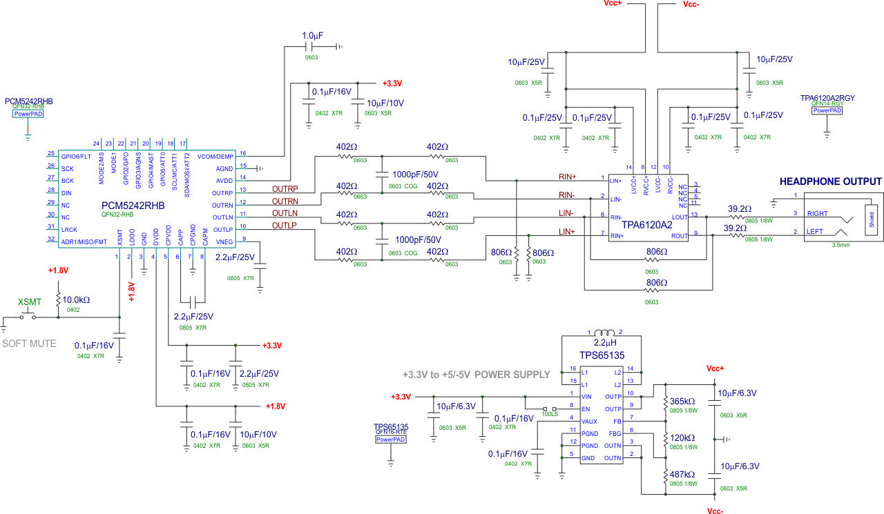 tpa6120a2 high fidelity headphone amplifier