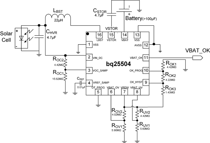 ソーラー回路図 - bq25504